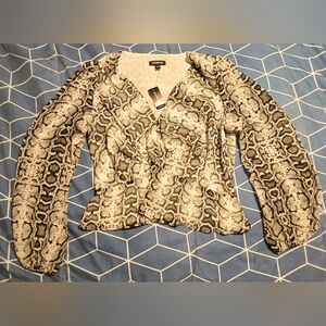 Express Snake Skin Top
